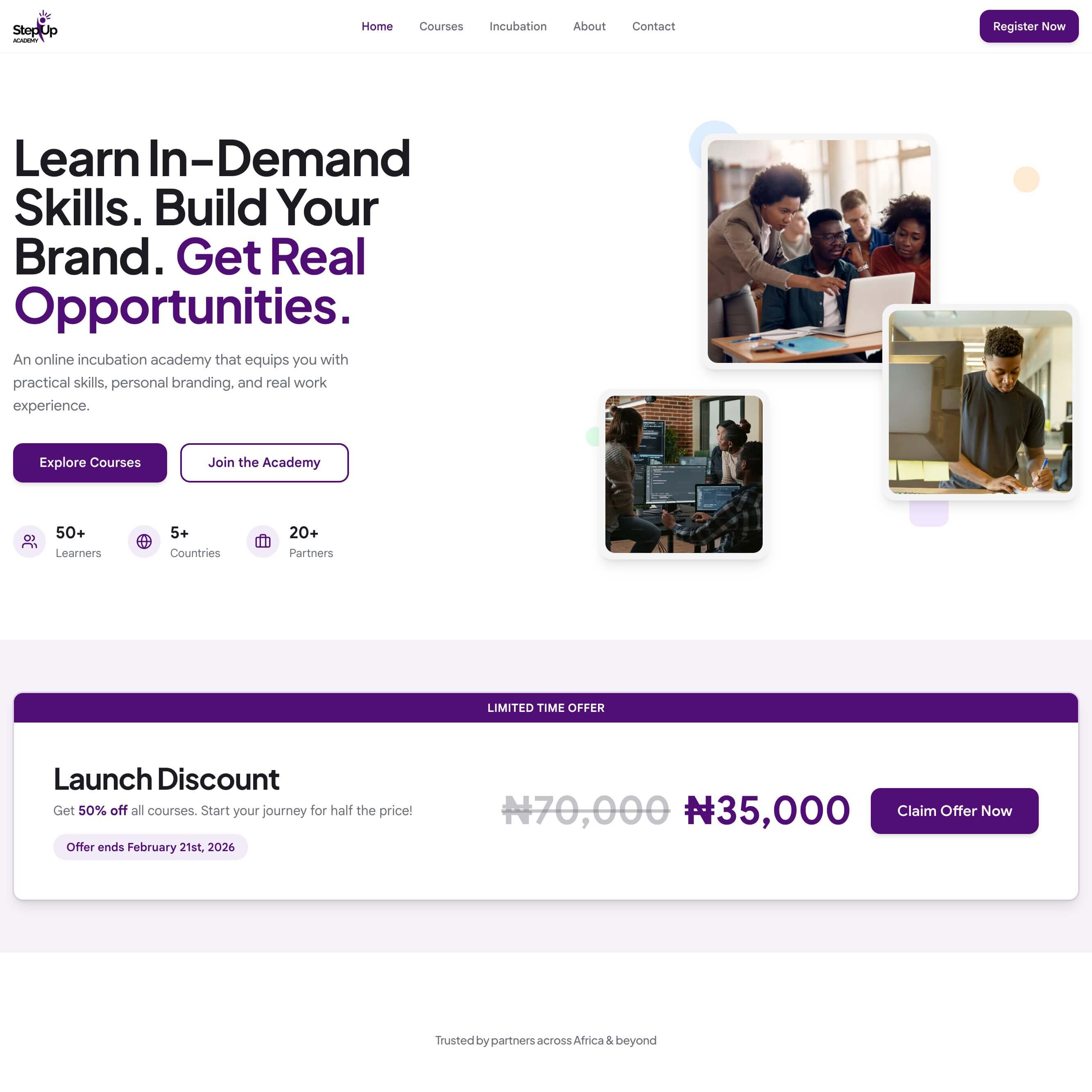 Step-Up Academy screenshot